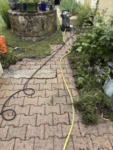Nettoyage de dalles au Karcher à Coulommiers par SB Elagage, Meaux, SB Elagage